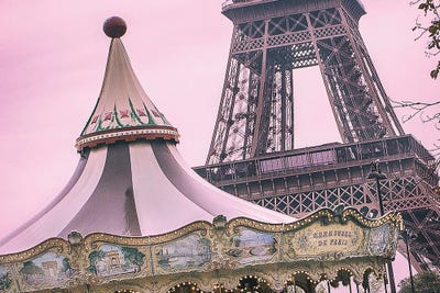 Paris Carousel by Rose Palmisano canvas print
