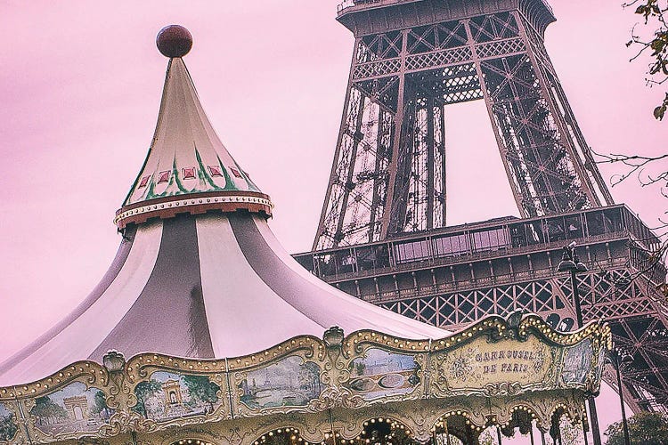 Paris Carousel by Rose Palmisano wall art