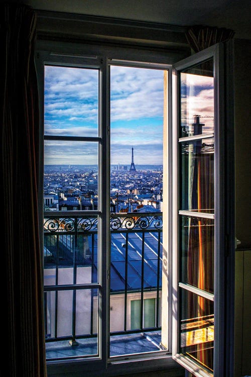 Paris Rooftops by Rose Palmisano wall art