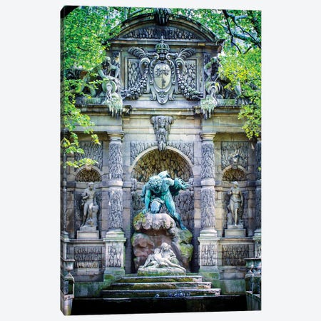 Luxembourg Garden In Spring Canvas Print #RPM58} by Rose Palmisano Canvas Artwork