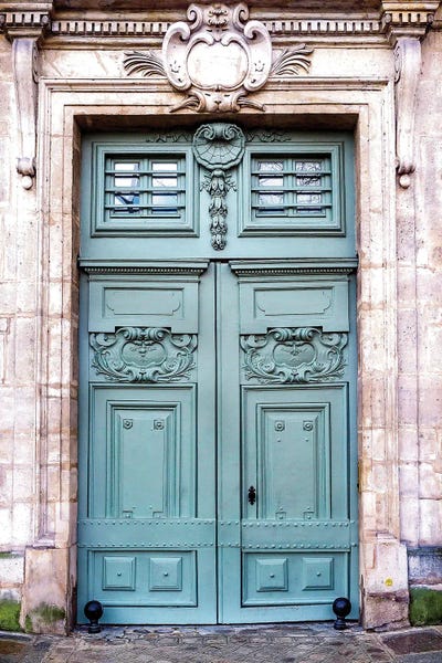 Doors: Paris Green Door by Rose Palmisano