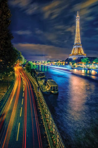 Hyperreal Photography: Paris Night Lights by Rose Palmisano
