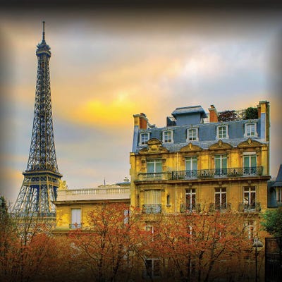 Paris Golden Hour by Rose Palmisano art print