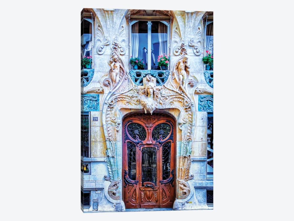 Art Nouveau Door Paris by Rose Palmisano 1-piece Canvas Art