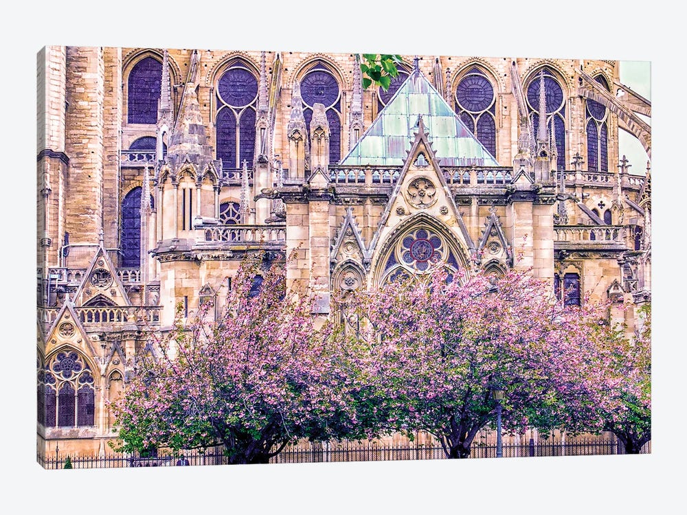 Gothic French Cathedral by Rose Palmisano 1-piece Canvas Art