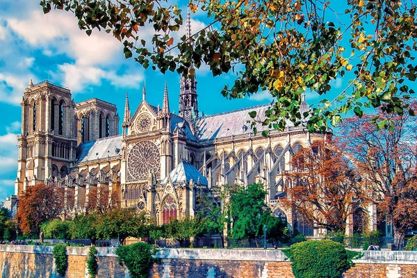 Rose Palmisano: Paris Notre-Dame Cathedral by Rose Palmisano