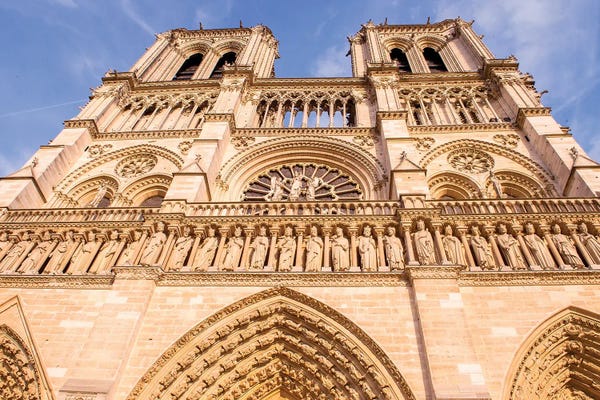 Famous Places Of Worship: Notre-Dame Cathedral De Paris by Rose Palmisano