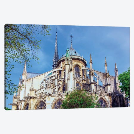 Cathedral Of Notre-Dame Paris Canvas Print #RPM90} by Rose Palmisano Canvas Art