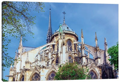 Cathedral Of Notre-Dame Paris Canvas Art Print - Notre Dame Cathedral