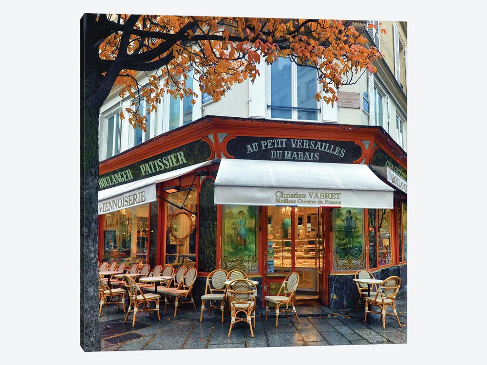 French Bakery Paris by Rose Palmisano 1-piece Canvas Artwork