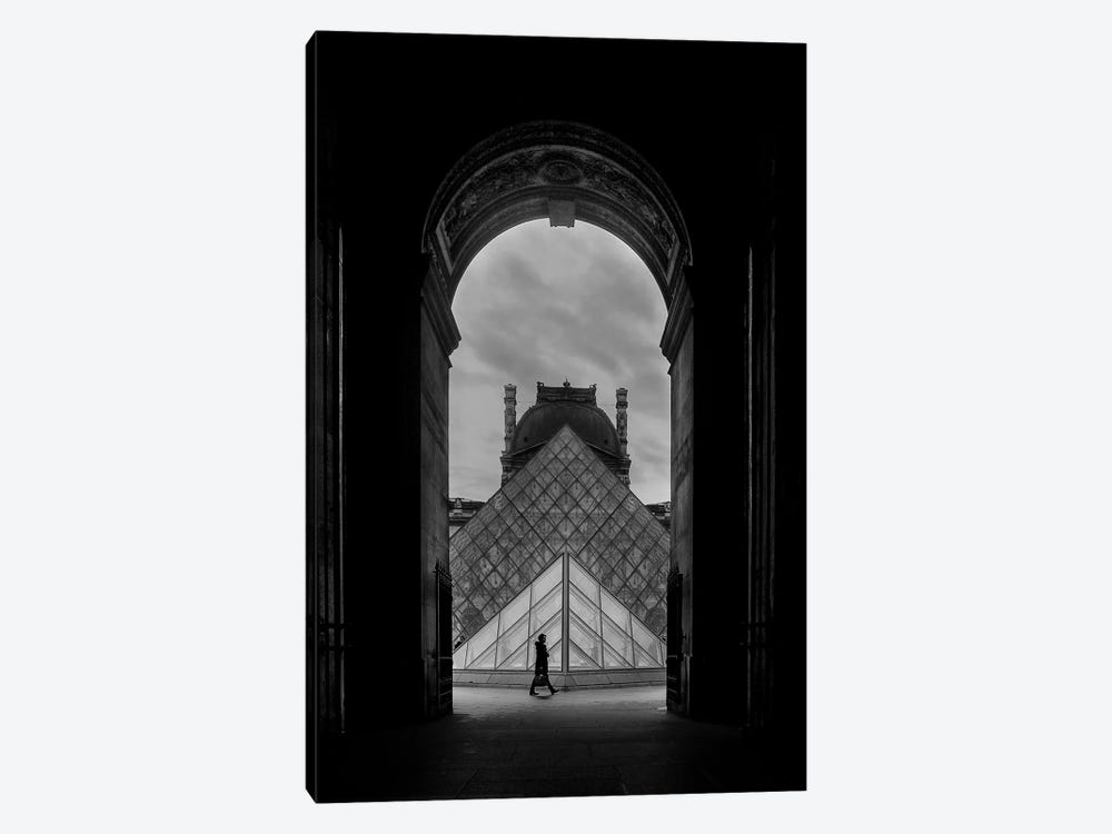 The Louvre Glass Pyramid by Rose Palmisano 1-piece Art Print