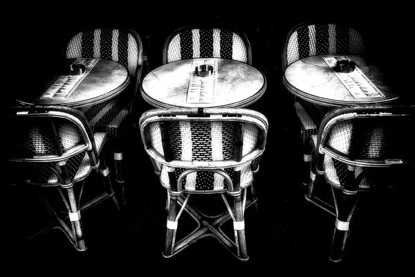 Rose Palmisano: French Bistro Chairs Paris by Rose Palmisano