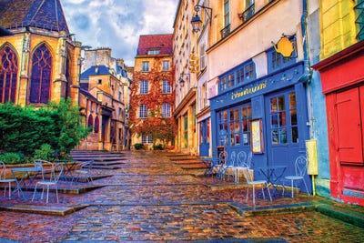 Rue des Barres Paris by Rose Palmisano canvas print