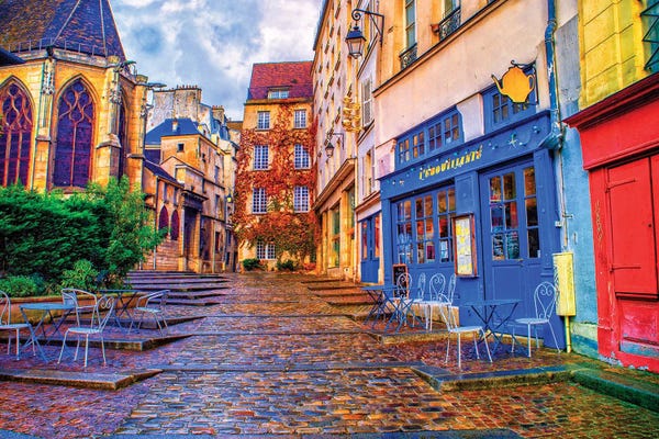 Rose Palmisano: Rue des Barres Paris by Rose Palmisano