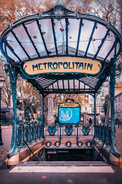 Paris Photography: Abbesses Metro Station Montmartre by Rose Palmisano