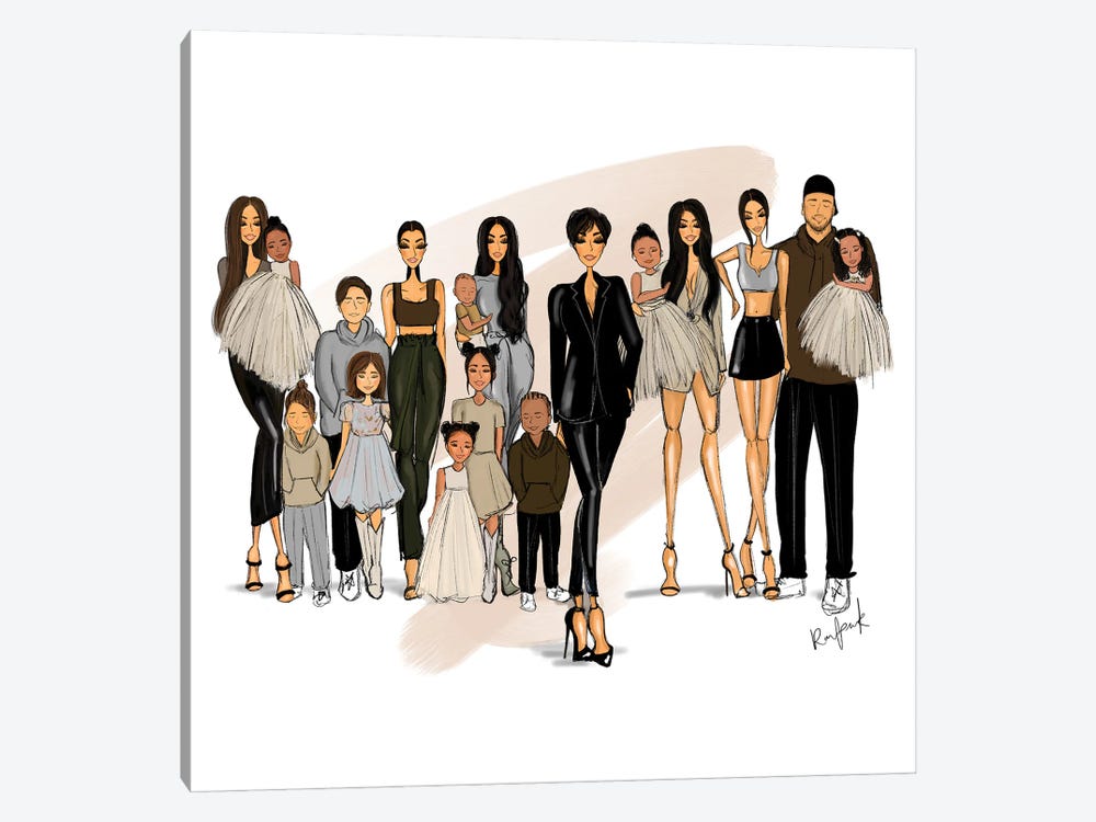 Kardashians II by Handmade Highlights 1-piece Canvas Art Print