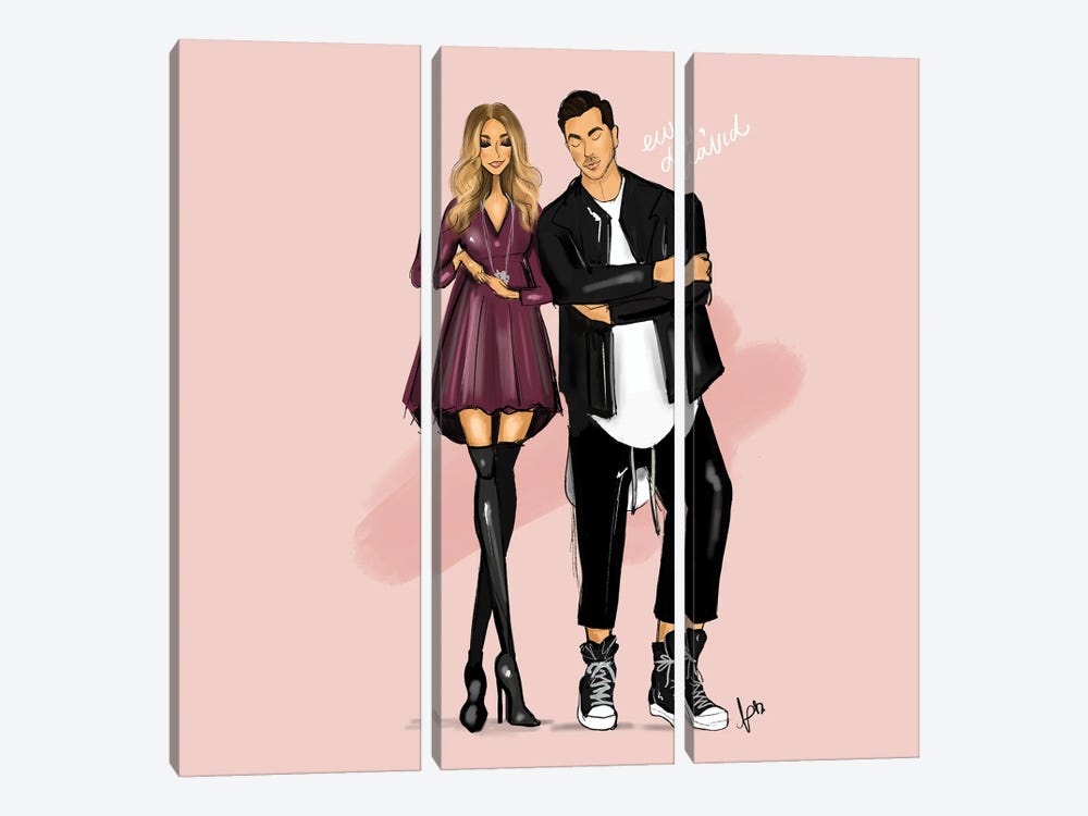 David And Alexis by Handmade Highlights 3-piece Canvas Print