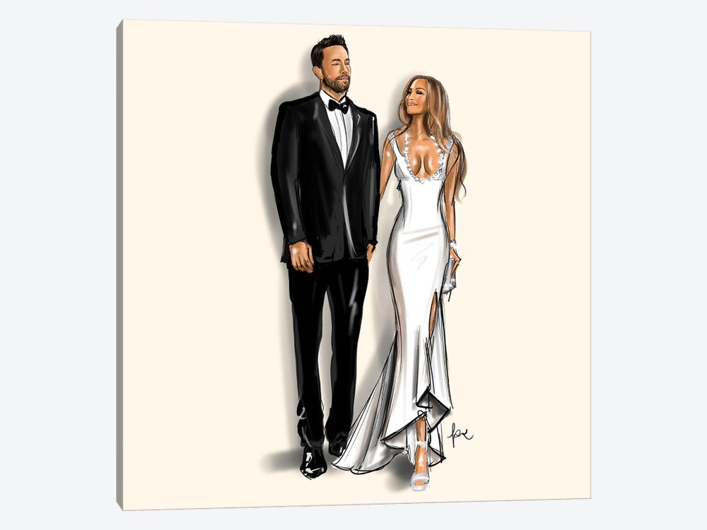 JLo And Ben by Handmade Highlights 1-piece Canvas Art