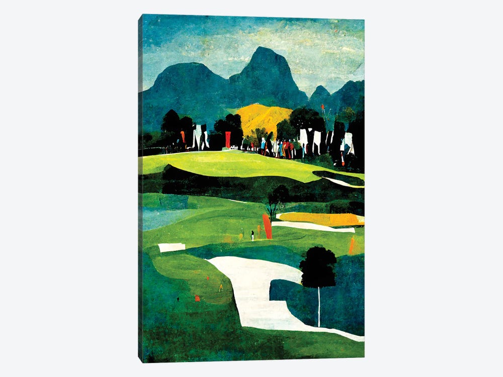 On The Green I by Ray Powers 1-piece Canvas Wall Art