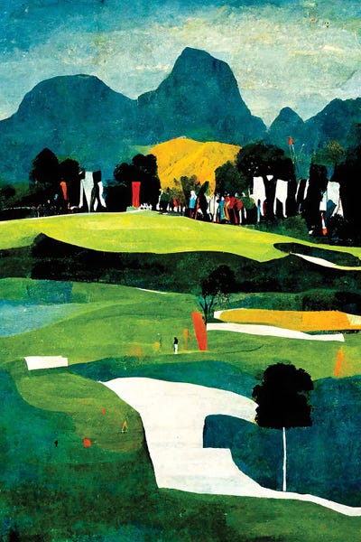 Golf: On The Green I by Ray Powers