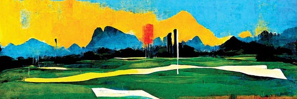 Golf: On The Green IV by Ray Powers