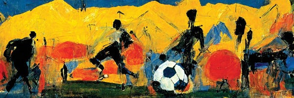 Giclee Features: Soccer I by Ray Powers