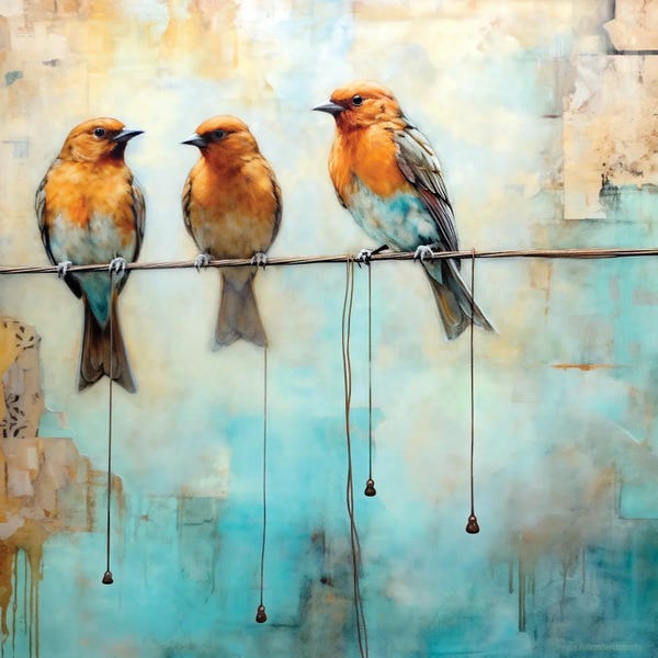 Ray Powers: Bird On A Wire II by Ray Powers