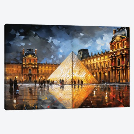 Cour Carrée Louvre Paris Canvas Print #RPW5} by Ray Powers Canvas Art
