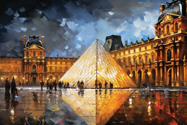 The Louvre Museum: Cour Carrée Louvre Paris by Ray Powers