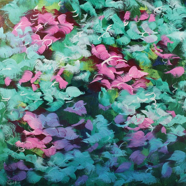 Intuitive Abstracts: The Emerald Forest by Racquel Miller