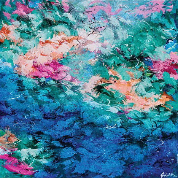 Water Lilies Collection: Rainfall by Racquel Miller