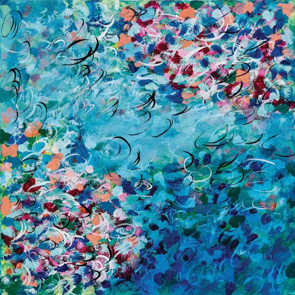 Intuitive Abstracts: Happier Times by Racquel Miller