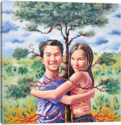 Life Tree Canvas Art Print - Similar to Frida Kahlo