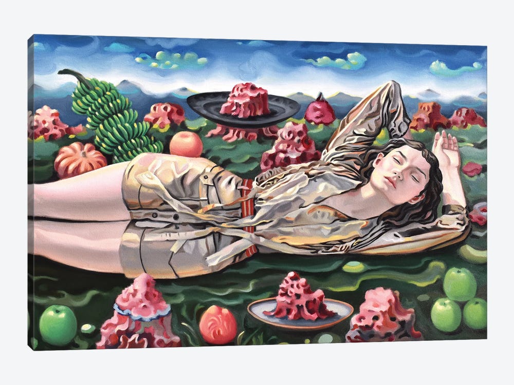 In A Garden by Rakesh Ray Choudhury 1-piece Canvas Wall Art