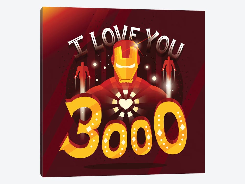 I Love You 3000 by Risa Rodil 1-piece Canvas Artwork