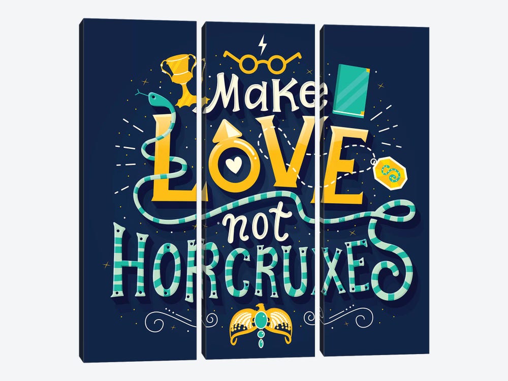Horcruxes by Risa Rodil 3-piece Canvas Print