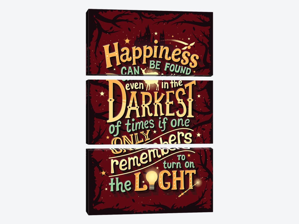 Harry Potter I by Risa Rodil 3-piece Canvas Artwork