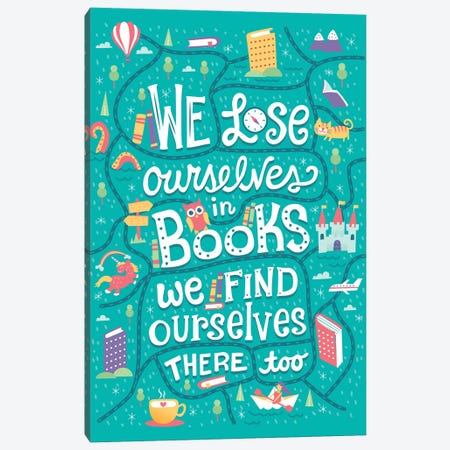 We Lose Ourselves Canvas Print #RRO36} by Risa Rodil Canvas Wall Art