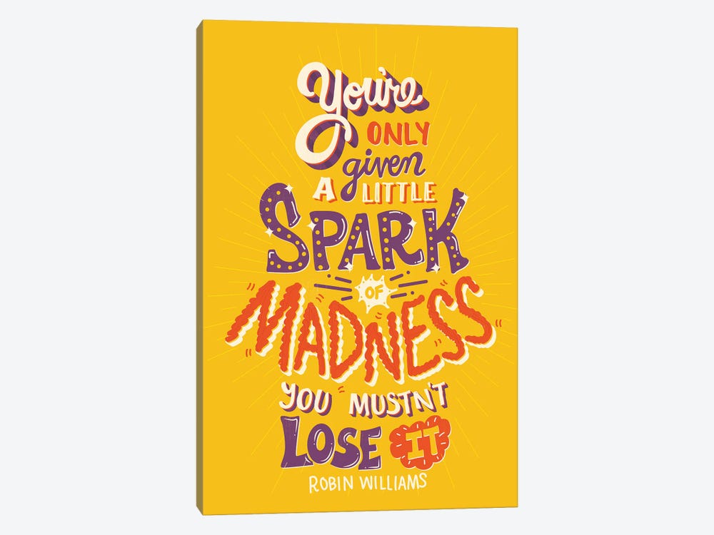 Spark Of Madness by Risa Rodil 1-piece Canvas Wall Art