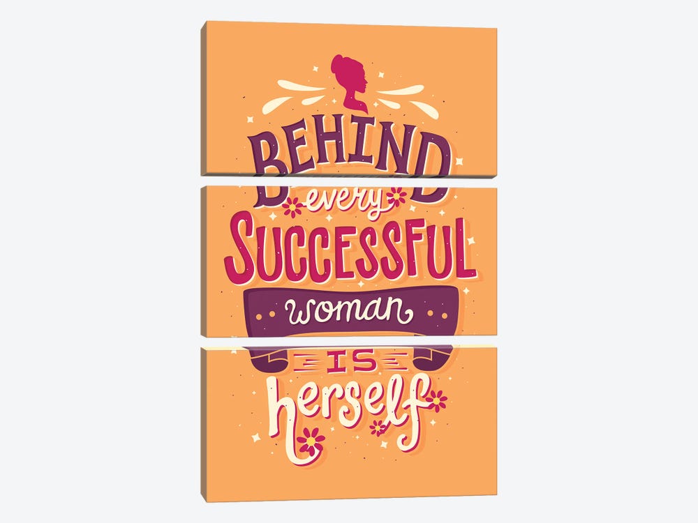 Successful Woman by Risa Rodil 3-piece Canvas Art