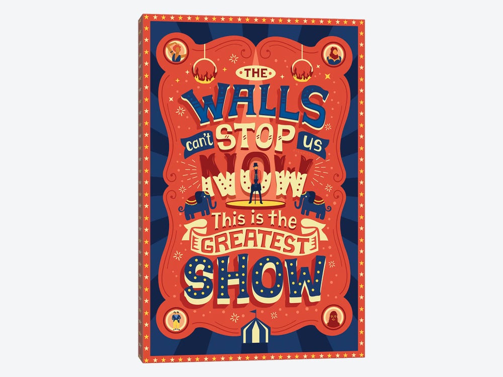 The Greatest Showman III by Risa Rodil 1-piece Canvas Art Print
