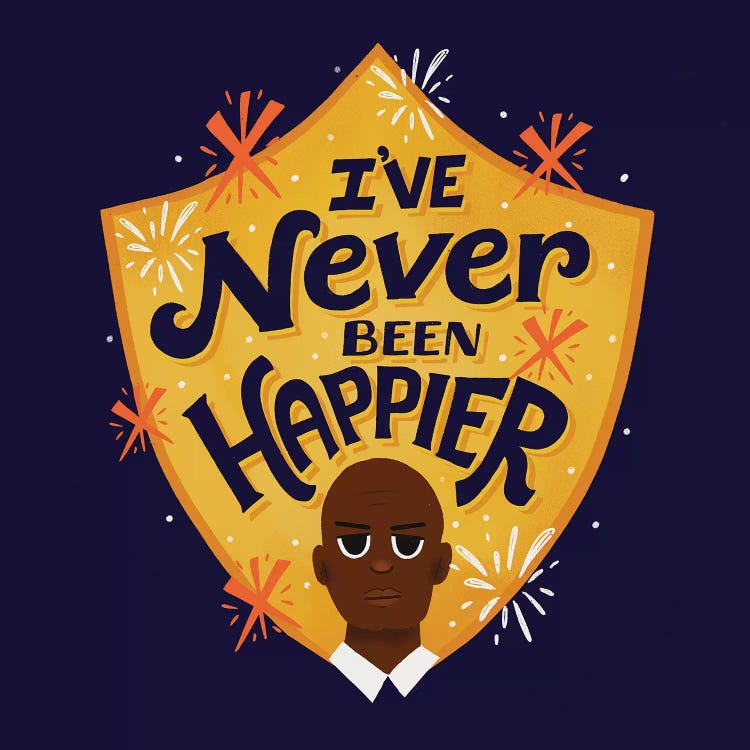 I've Never Been Happier by Risa Rodil wall art