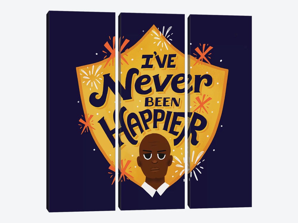 I've Never Been Happier by Risa Rodil 3-piece Art Print