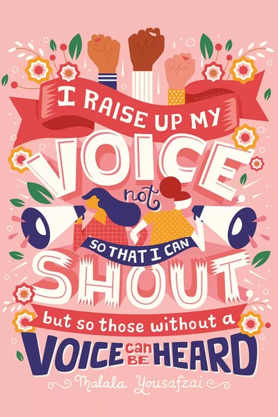 Kids TV & Movies Art: Raise Your Voice by Risa Rodil