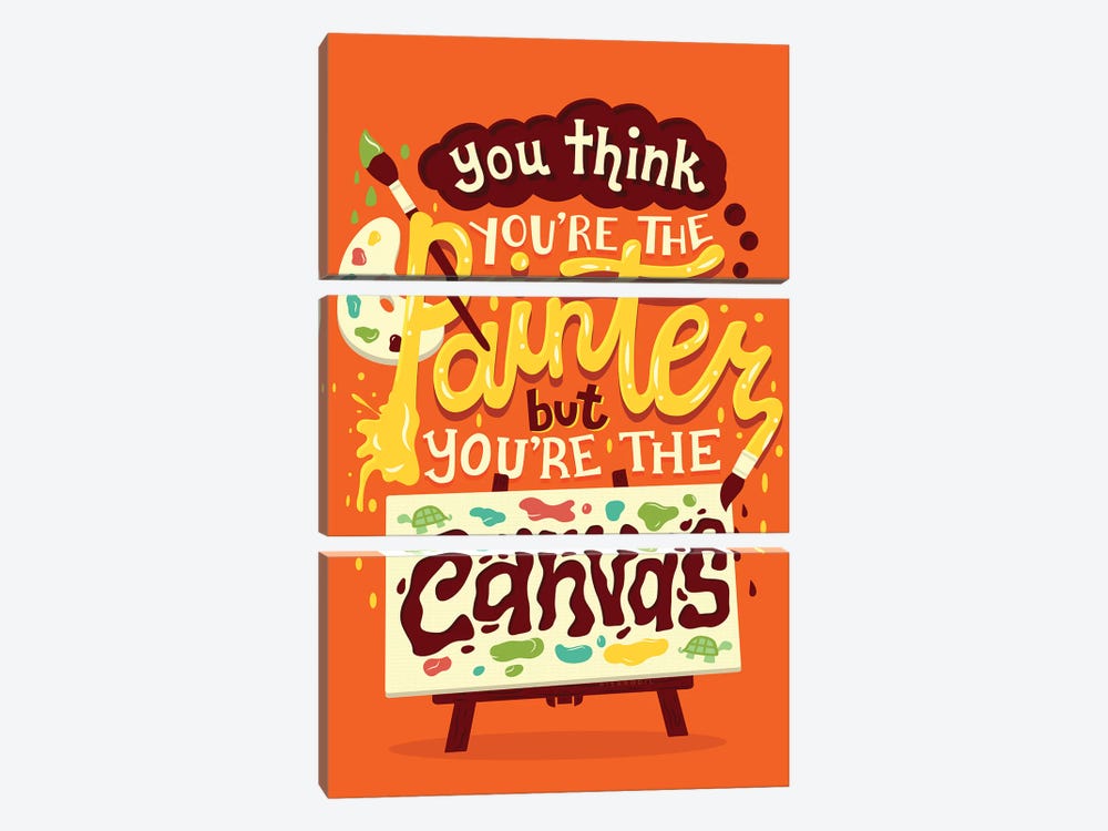 You're The Canvas by Risa Rodil 3-piece Canvas Print