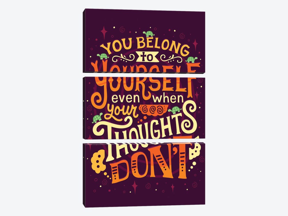 You Belong to Yourself by Risa Rodil 3-piece Canvas Art