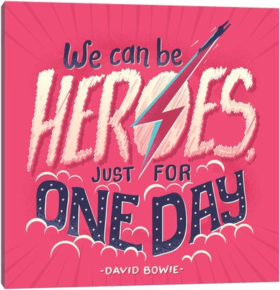 David Bowie Canvas Art Print - Vivid Graphics