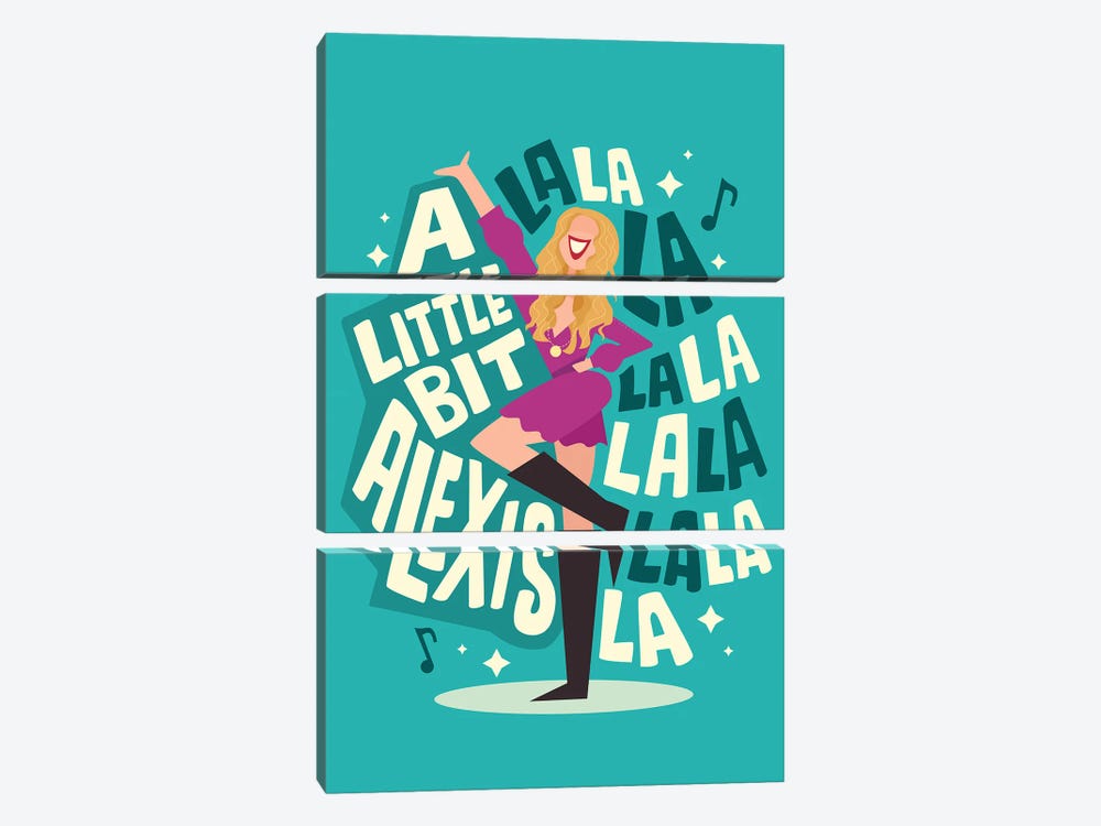 La La La by Risa Rodil 3-piece Art Print