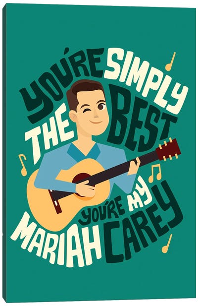 Simply The Best Canvas Art Print - Patrick Brewer