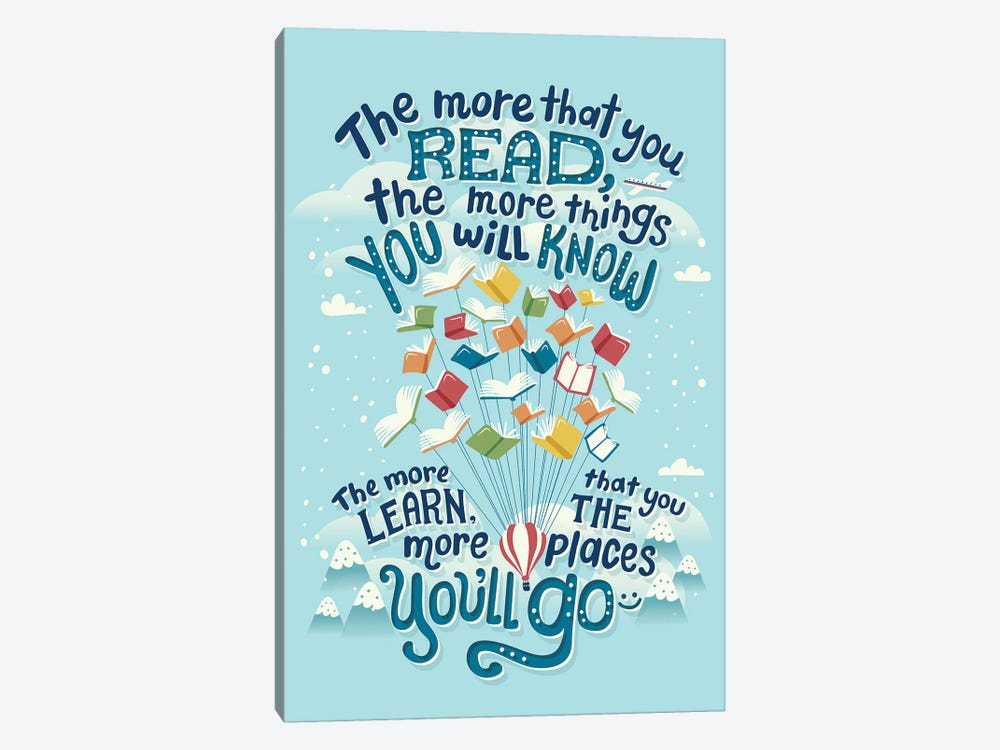 Dr Seuss Quote by Risa Rodil 1-piece Canvas Art Print